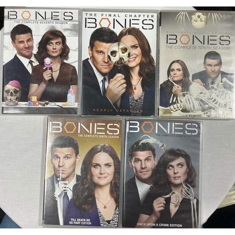 Bones DVD Lot Seasons 7 8 9 10&Final Chapter Complete Series Box Set Crime Drama